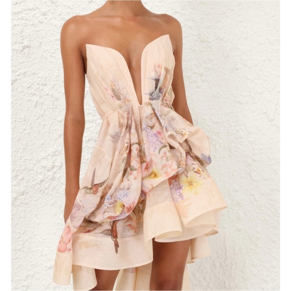 Zimmermann ILLUMINATE DRAPED
MINI DRESS